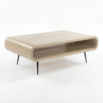 Cevik sofabord 90 cm i massivt mangotre - hvitvasket - Møbler - Bord - Sofabord & salongbord - Sofabord med oppbevaring
