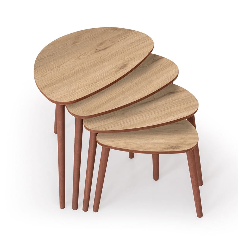 Childress settbord 68 cm - Eik - Møbler - Bord - Sofabord & salongbord - Kistebord