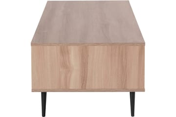 Cobham 120 cm Rektangulært Sofabord med Skuffer i Malt Tre - Lysebrun - Møbler - Bord - Sofabord & salongbord