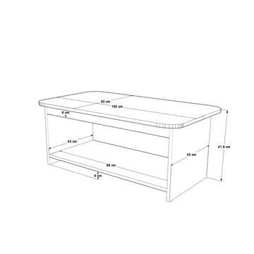 Coffee Table Homitis - Møbler - Bord - Sofabord & salongbord