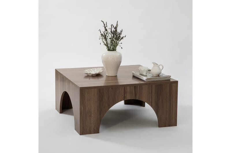 Collesium Sofabord 80 cm - Valnøtt - Møbler - Bord - Sofabord & salongbord