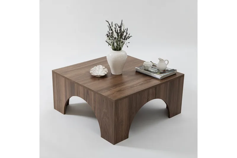 Collesium Sofabord 80 cm - Valnøtt - Møbler - Bord - Sofabord & salongbord