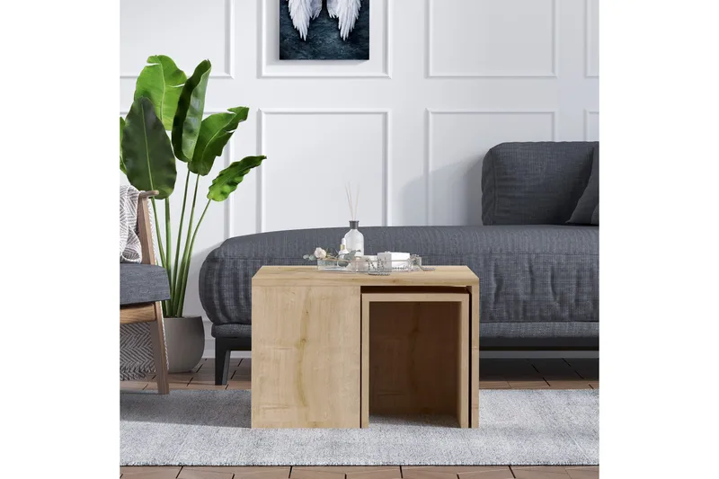 Cotogno Sofabord 60 cm - Natur/Brun - Møbler - Bord - Sofabord & salongbord