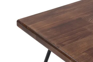 Crodux Sofabord 50 cm - Valnøttsbrun/Svart - Møbler - Bord - Sofabord & salongbord