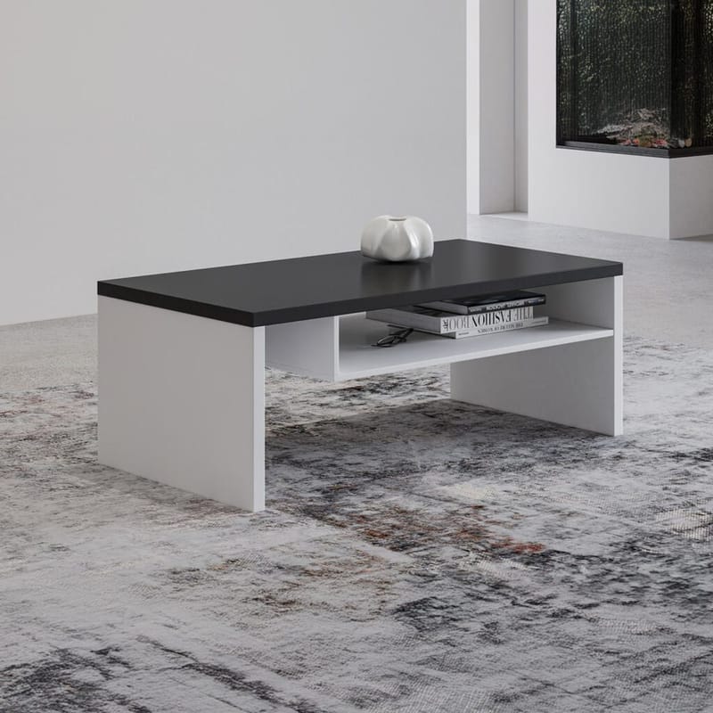 Sofabord Cross - Hvit - Møbler - Bord - Sofabord & salongbord