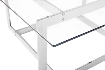 Crystal Sofabord 80 cm - Sølv - Møbler - Bord - Sofabord & salongbord