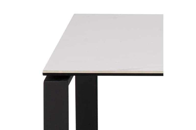 Cynthia Rektangulært Nesting Salongbord 115 cm i Keramikk med Metallben - Hvit - Møbler - Bord - Sofabord & salongbord