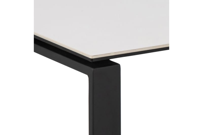 Cynthia Rektangulært Nesting Salongbord 115 cm i Keramikk med Metallben - Hvit - Møbler - Bord - Sofabord & salongbord