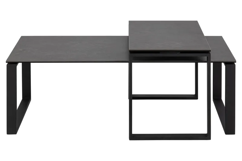 Cynthia Sofabord 115x69 cm - Sort - Møbler - Bord - Sofabord & salongbord