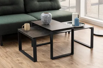 Cynthia Sofabord 115x69 cm - Sort - Møbler - Bord - Sofabord & salongbord