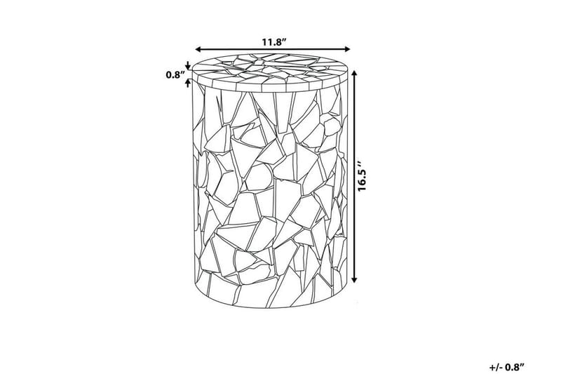 Dawson Sofabord 30 cm - Brun - Møbler - Bord - Sofabord & salongbord