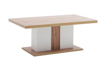 Degaust Sofabord 115 cm - Hvit/Eikefarge - Møbler - Bord - Sofabord & salongbord
