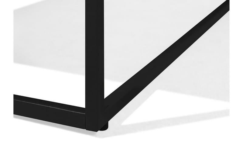 Delano 100 cm Rektangulært Salongbord i Marmor med Understell i Metall - Hvit - Møbler - Bord - Sofabord & salongbord