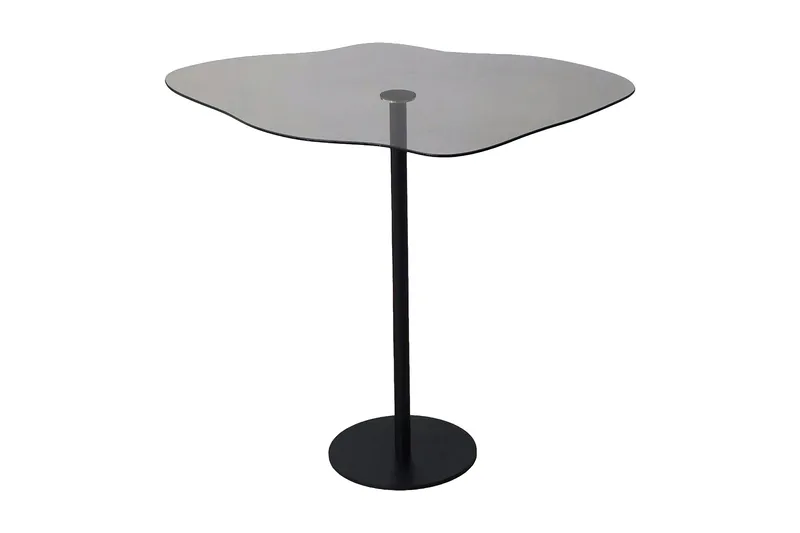 Deluxus Sofabord 60x45x60 cm Oval, Svart
