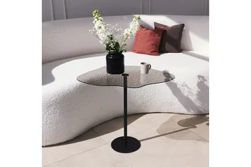 Deluxus Sofabord 60x45x60 cm Oval - Svart - Møbler - Bord - Sofabord & salongbord