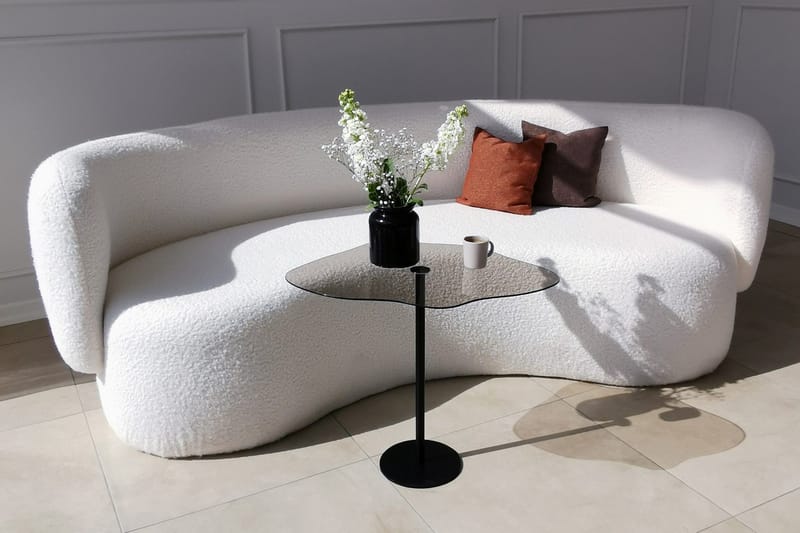 Deluxus Sofabord 60x45x60 cm Oval - Svart - Møbler - Bord - Sofabord & salongbord