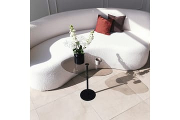 Deluxus Sofabord 60x45x60 cm Oval - Svart - Møbler - Bord - Sofabord & salongbord