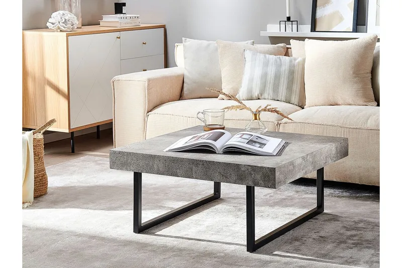 Deluz Sofabord 75 cm - Grå - Møbler - Bord - Sofabord & salongbord