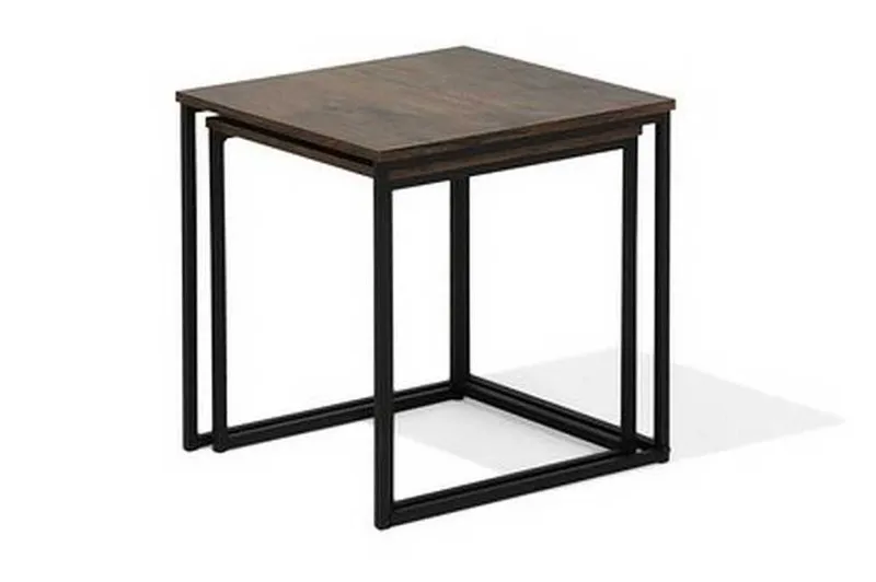 denny Settbord Sett Om 2 stk - Tre/Natur - Møbler - Bord - Sofabord & salongbord