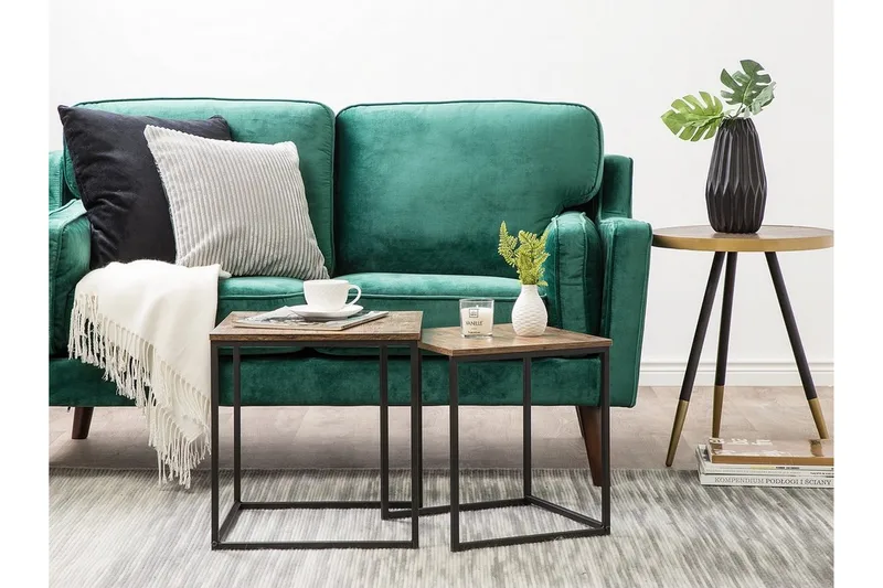 denny Settbord Sett Om 2 stk - Tre/Natur - Møbler - Bord - Sofabord & salongbord