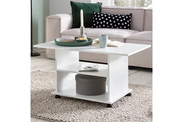 Dewand Sofabord 95 cm - Hvit - Møbler - Bord - Sofabord & salongbord