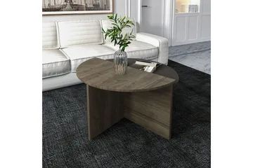 Sofabord Dolcer Valnøtt / Antrasitt - Valnøtt / Antrasitt - Møbler - Bord - Sofabord & salongbord