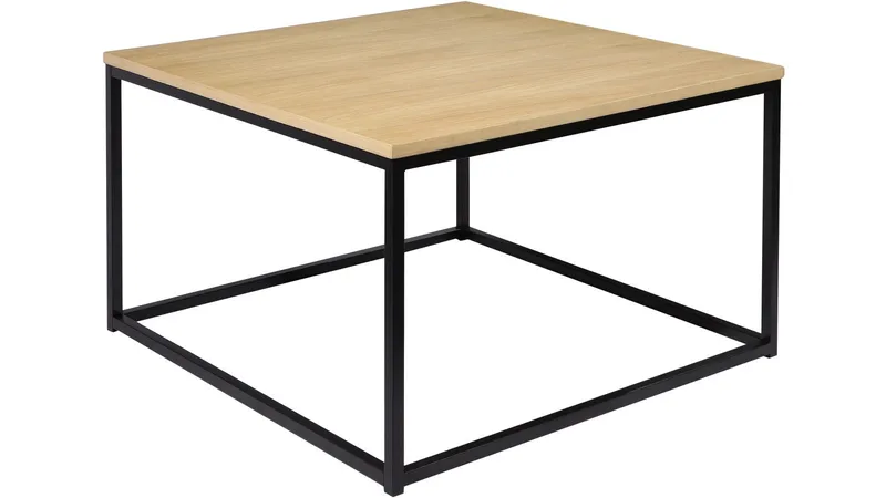 Sofabord Dover 80x80 cm, Hvitpigmentert