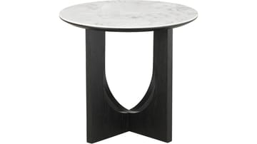 Sofabord Drivor 50 cm - Svartlakkert askefiner - Møbler - Bord - Marmorbord