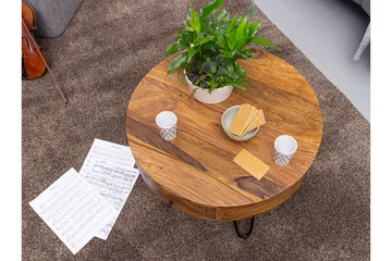 Dulian Sofabord 60 cm - Brun - Møbler - Bord - Sofabord & salongbord