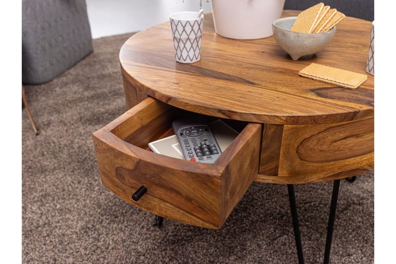 Dulian Sofabord 60 cm - Brun - Møbler - Bord - Sofabord & salongbord