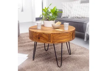 Dulian Sofabord 60 cm - Brun - Møbler - Bord - Sofabord & salongbord