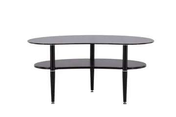 Egg Sofabord 101x80 cm - Svart - Møbler - Bord - Sofabord & salongbord