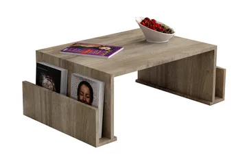 Elegancia Sofabord 95 cm med TidningsOppbevaring - Valnøttsbrun - Møbler - Bord - Sofabord & salongbord