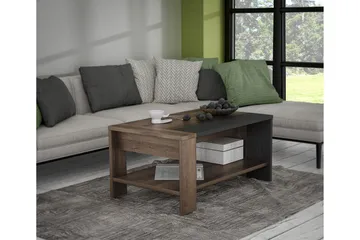 Elhovo Sofabord 90 cm - Brun/Svart - Møbler - Bord - Sofabord & salongbord - Sofabord med oppbevaring