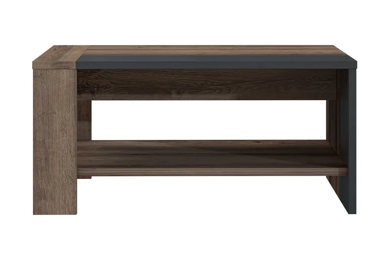 Elhovo Sofabord 90 cm - Brun/Svart - Møbler - Bord - Sofabord & salongbord - Sofabord med oppbevaring