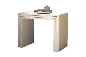 Ellinga Settbord 50x40x50 cm - Hvit - Møbler - Bord - Sofabord & salongbord