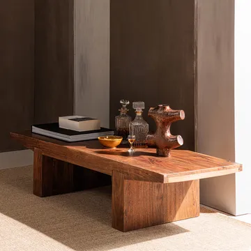 Sofabord Eron 152 cm - Brun - Møbler - Bord - Sofabord & salongbord