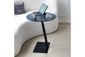 Essexa Sofabord 40x40x40 cm Rundt - Svart - Møbler - Bord - Sofabord & salongbord