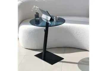 Essexa Sofabord 40x40x40 cm Rundt - Svart - Møbler - Bord - Sofabord & salongbord