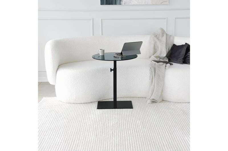 Essexa Sofabord 40x40x40 cm Rundt - Svart - Møbler - Bord - Sofabord & salongbord