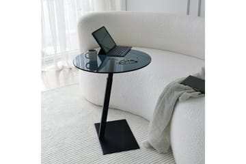 Essexa Sofabord 40x40x40 cm Rundt - Svart - Møbler - Bord - Sofabord & salongbord