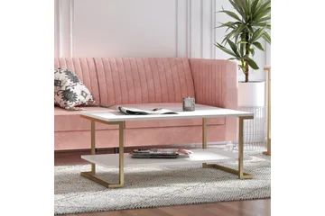 Evangelos Sofabord - Hvit - Møbler - Bord - Sofabord & salongbord