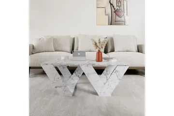 Sofabord Eviren Carrara Marmor - Carrara Marmor - Møbler - Bord - Marmorbord