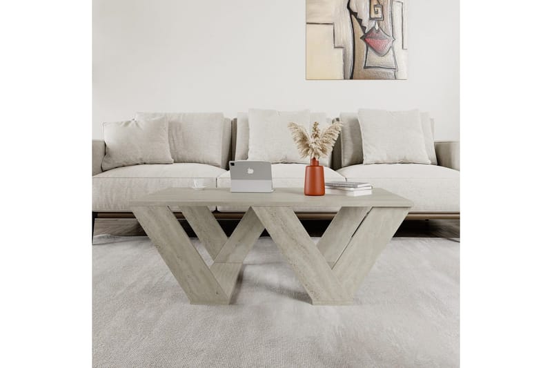 Sofabord Eviren Travertin - Travertin - Møbler - Bord - Sofabord & salongbord