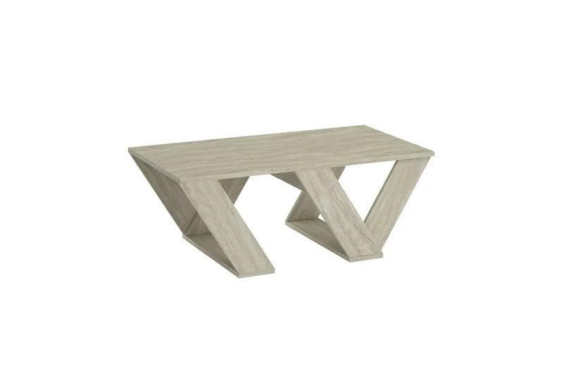 Sofabord Eviren Travertin, Travertin