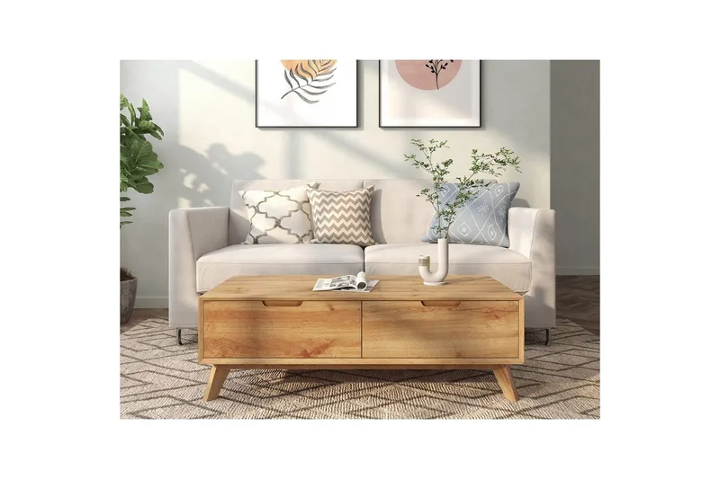 Sofabord Ezra Wotan eik - Wotan eik - Møbler - Bord - Sofabord & salongbord