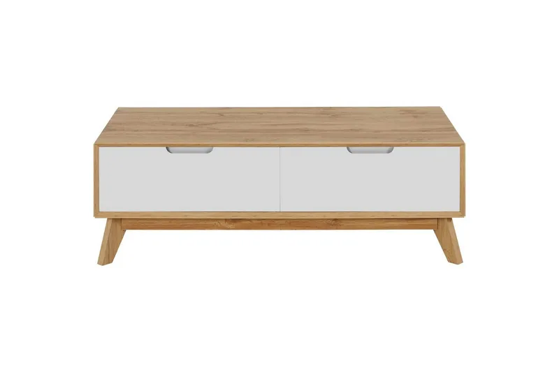 Sofabord Ezra Wotan eik/hvit - Wotan eik/hvit - Møbler - Bord - Sofabord & salongbord