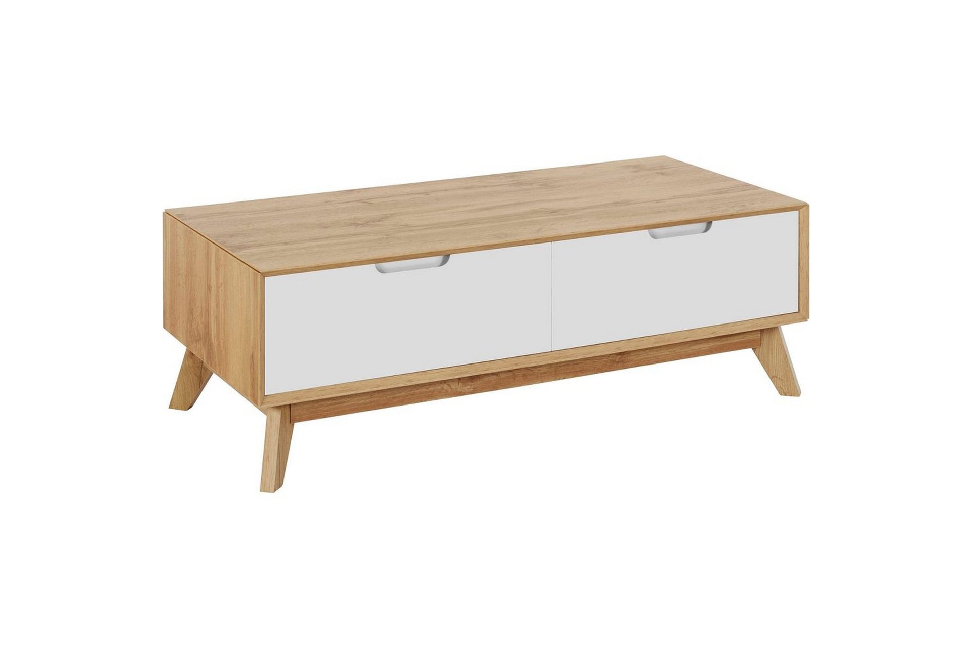 Sofabord Ezra Wotan eik/hvit - Wotan eik/hvit - Møbler - Bord - Sofabord & salongbord