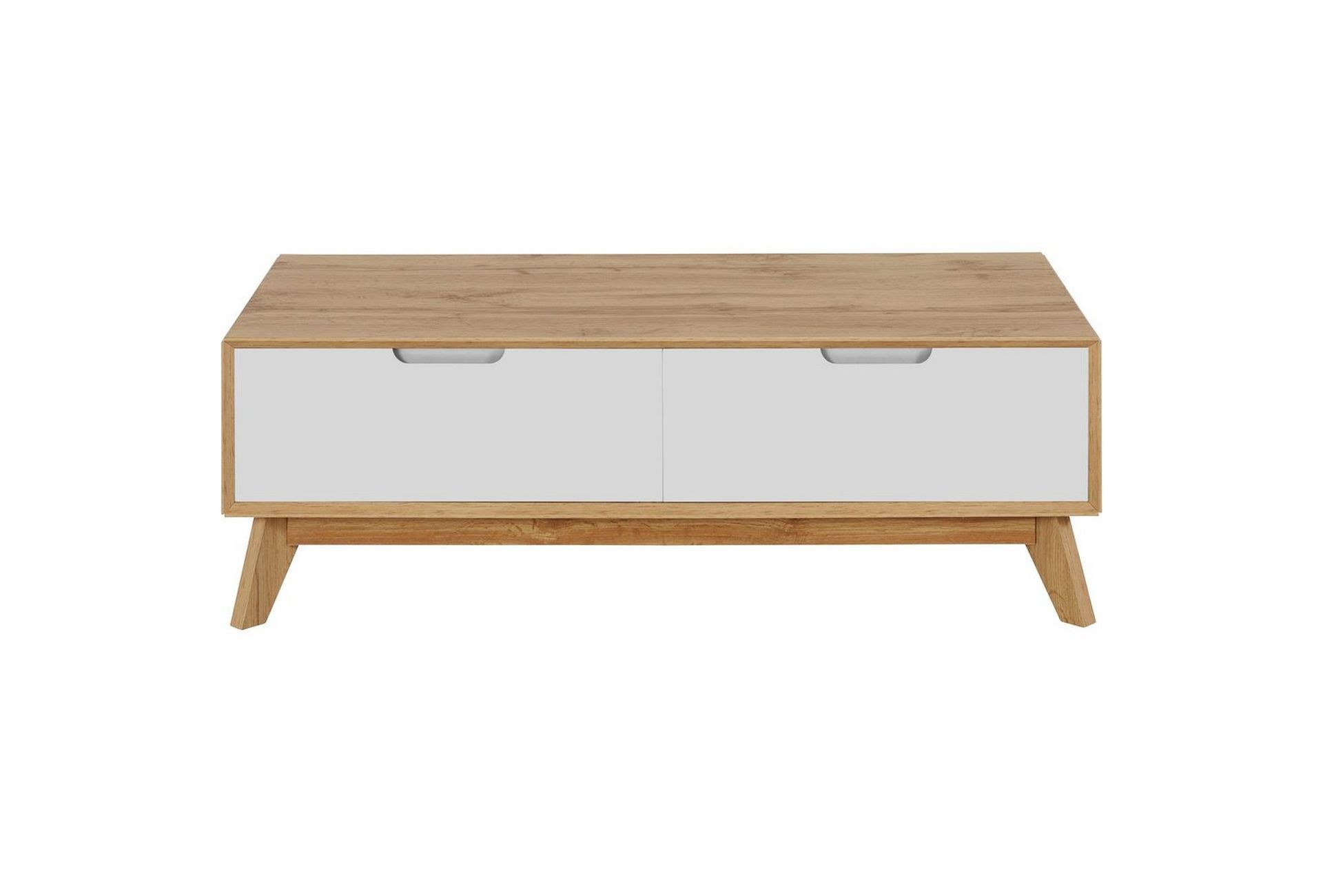 Sofabord Ezra Wotan eik/hvit - Wotan eik/hvit - Møbler - Bord - Sofabord & salongbord