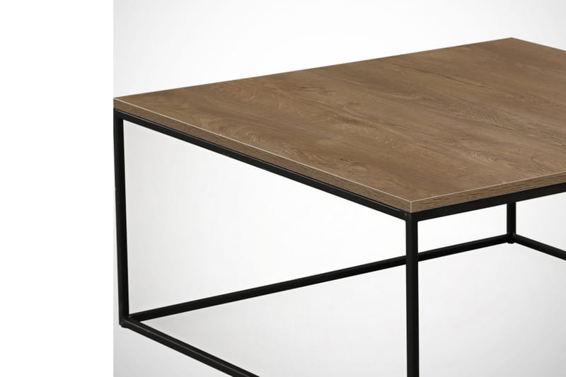Falan Sofabord 75 cm - Brun Natur/Svart - Møbler - Bord - Sofabord & salongbord